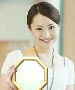 玄関用ミニ風水鏡 八角形鏡